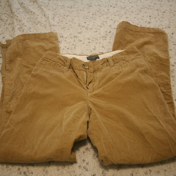Banana Republic Women's Bootcut Velvet Pants, Size 4, Khaki - Picture 3 of 4